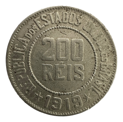 Brasil - 200 Reis - Año 1919 - Km #519 - La República