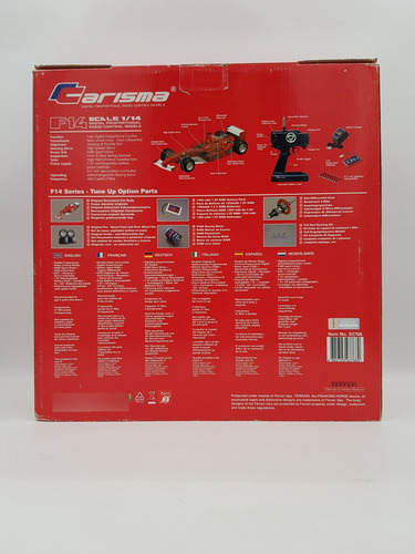 Ferrari F14 1/14 F2002 Carisma Radio Control Cerrado