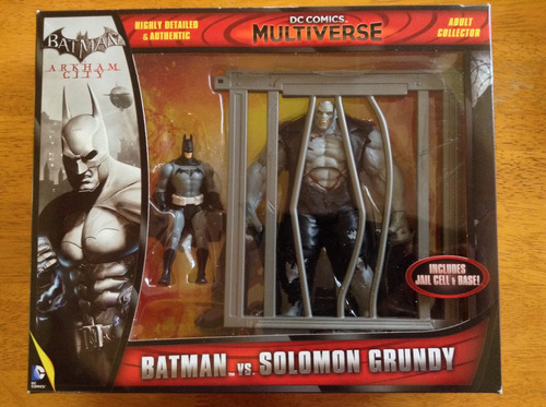 Dc Comics Multiverse Batman Vs Solomon Grundy Arkham