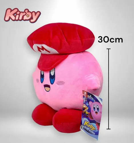 Peluche Kirby All Star Con Gorro Mario Bros