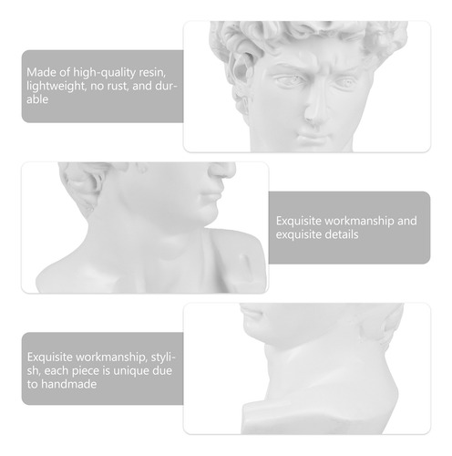 Tocador Pots Con Forma De Estatua Blanca Para Interiores