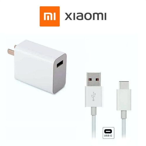 Xiaomi Kit Cargador Rápido 33w + Cable Usb-c * 100% Original