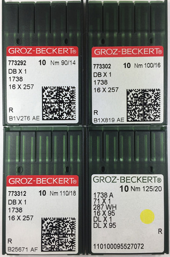 40 Aguja Regular Para Maquina Coser Groz-beckert (juki Ddl X