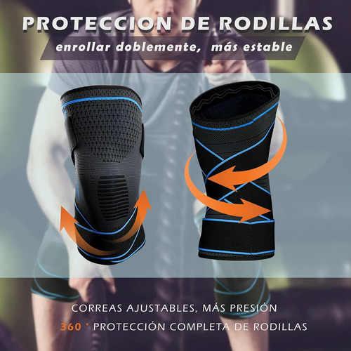 Rodilleras Deportivas Gimnasio, Rodilleras Elásticas Soporte