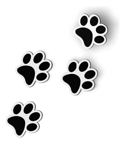 Cat Footprints Set 4 Iman Armario Nevera Coche Seleccionar T