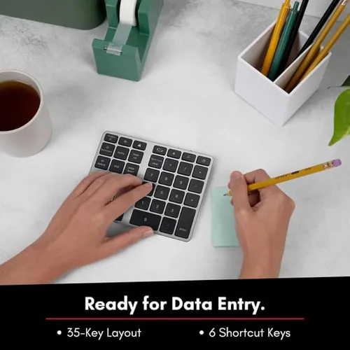 Teclado Numérico Bluetooth Macally Para Computadora Portátil
