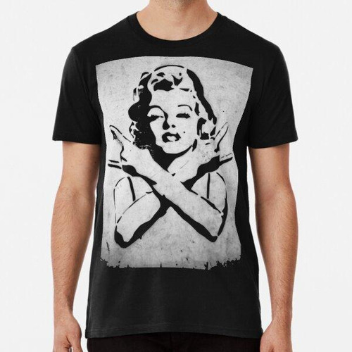 Remera Plantilla Marilyn Banksy Graffiti Urbano Algodon Prem