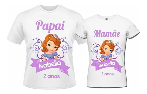 Personalizadas Princesa Princesinha Sofia - 3pçs Parcelamento sem juros