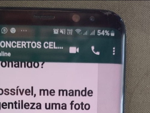 Samsung S8 Plus 64 Gb (02pequenas Trinca Vidro) Superficial