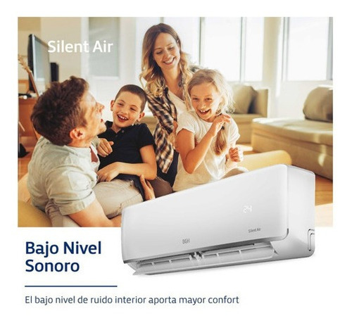 Aire acondicionado BGH Silent Air split frío/calor 5500 frigorías blanco 220V BS65WCCR