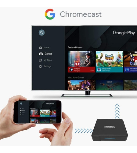 Imagen 6 de 7 de Mecool Atv Km1 Nuevo Tv Box Google Certificado 4 K Android10