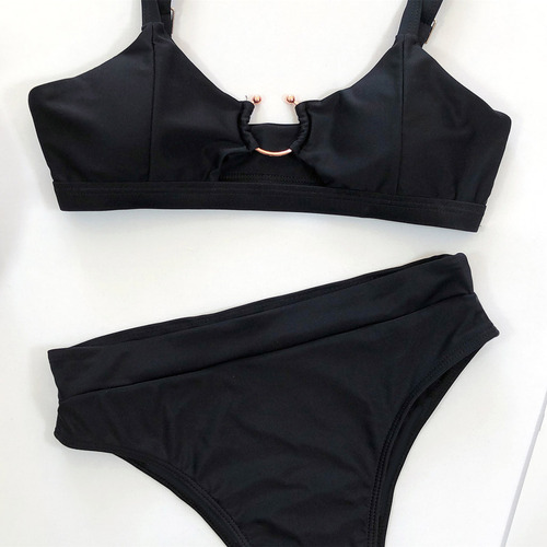 Conjunto De Traje De Baño Acolchado Para Mujer, Traje De Bañ