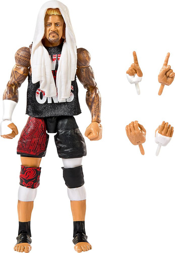 Figura De Acción Con Accesorios De Wwe Solo Sikoa Mattel