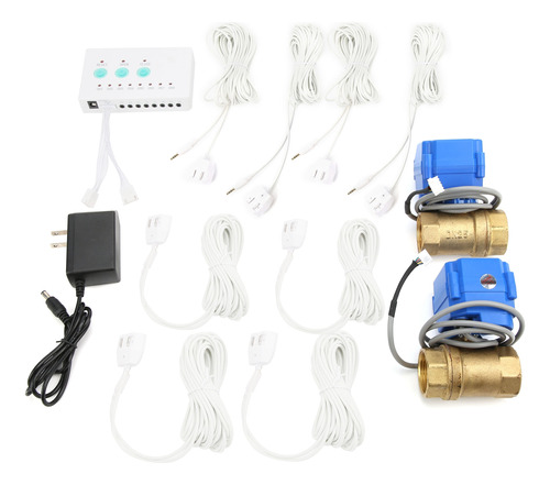 Sensor De Alarma De Fuga De Agua Dn25, 2 Válvulas Y 8 Vías D