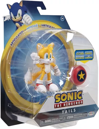 Boneco Sonic The Hedgehog Articulado Tails -super Sonic - Ri Happy