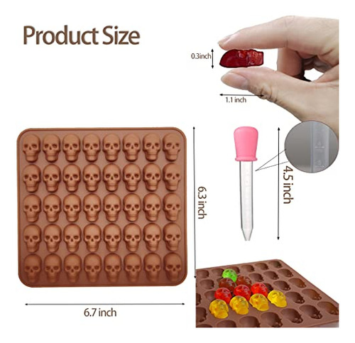 Molde De Silicona Para Caramelos Y Caramelos Con Forma De Ca
