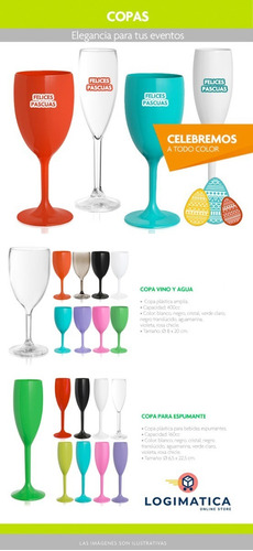 Imagen 3 de 5 de 50 Copa Vino Agua Plástico Eventos Gastronomía Con Tu Logo