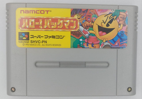 Hello! Pacman Original, Japonês. Famicom Snes (Usado)