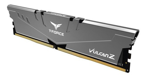 Memoria RAM T-Force Vulcan Z gamer color gray 16GB 2 Team Group TLZGD416G3200HC16CDC01