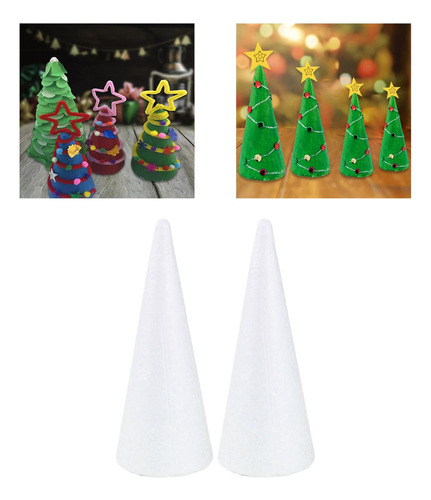 1 Niños Blancos De La Espuma Diy De La Forma Del Cono Que