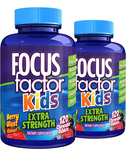 Focus Factor Kids Extra Fuerza Masticable Cerebral 240 Cap