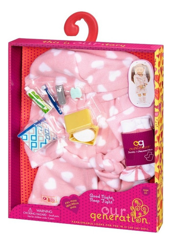 Kit Roupa Our Generation Good Night, Sleep Tight 0205