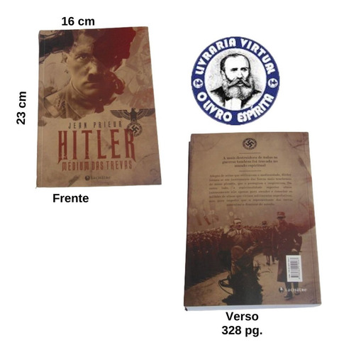 Imagem 2 de 3 de Hitler Médium Das Trevas - Jean Prieur