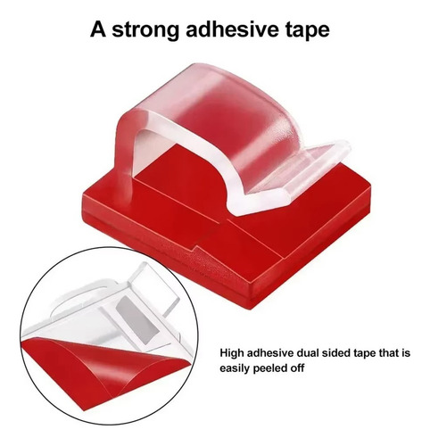 Cx Clips Transparentes For Cables, Gestión De Cables,