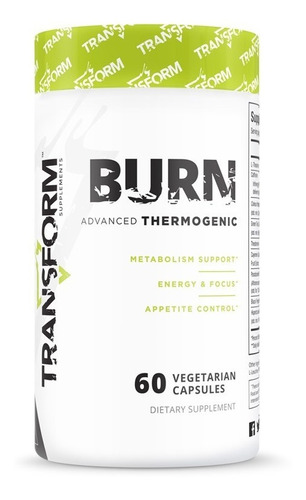 Transform Burn Thermogenic  60 Caps Cafeina Teanina