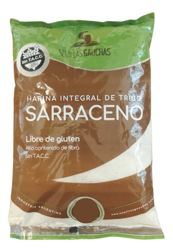 Harina Integral De Trigo Sarraceno Semillas Gauchas 12x500g