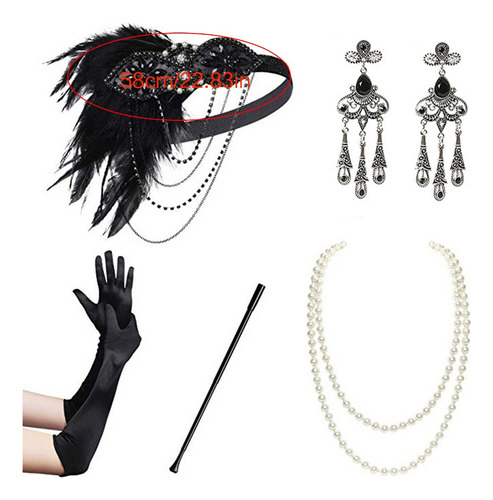 . Juego De Accesorios Gatsby Great De Los Años 20 For