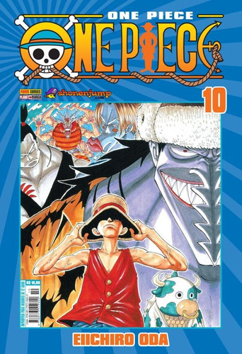 One Piece Vol. 10, de Oda, Eiichiro. Editora Panini Brasil LTDA, capa mole em português, 2005