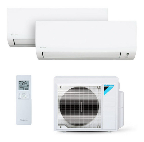 Ar Condicionado Multi Split Inverter Daikin 18.000 Btus CTXS12PMVM7 CTXS12PMVM5 3MXS18PMVM Branco Quente/Frio 220V Monofásico