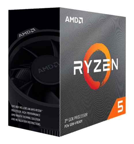 Procesador gamer AMD Ryzen 5 3600 100-100000031BOX  de 6 núcleos y  4.2GHz de frecuencia con gráfica integrada