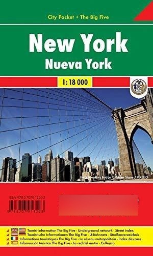 New York City Pocket. Plano Plastificado 1:10.000: Stadskaar