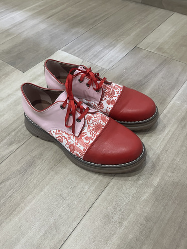 Zapatos Miye Collazzo. Impecables! Rojo 40 (Usado)