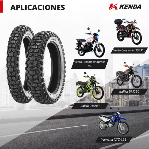 Llantas Kenda 120/80-18 62p + 90/90-21 54p K270 Usa Cámara