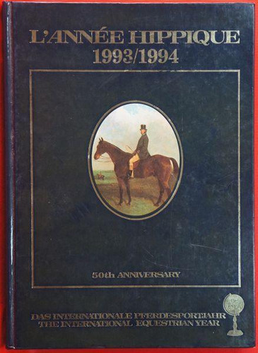 L'année Hippique 1993/1994 - Livro - Federação Equestre Internacional