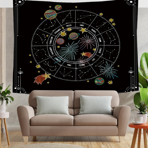 Cobertor De Decoração De Tapeçaria De Constelação