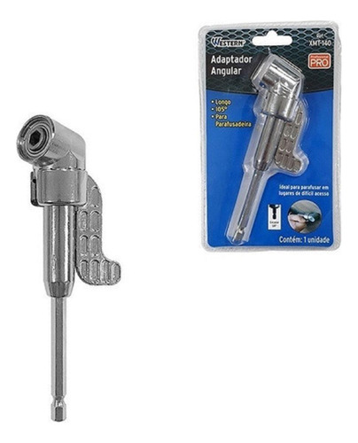 Adaptador Para Parafusadeira Angular 105 Longo Xmt-140 Unic