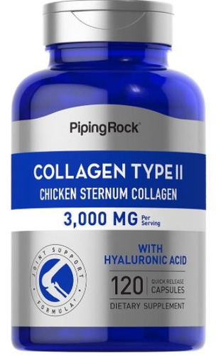 Colágeno De Pollo Con Ácido Hilaurónico 3000mg 120cap