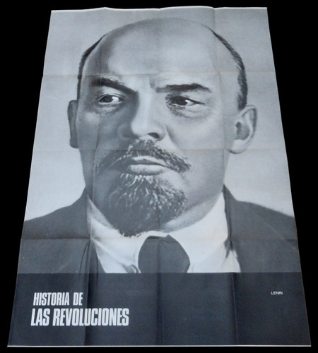 Antiguo Afiche Lenin Historia De Las Revoluciones 22966