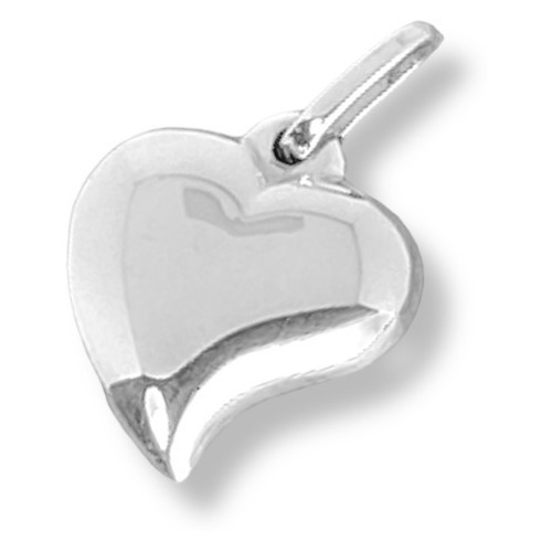 Pulsera Rolo Con Dije Corazón Plata 925 (ki5004)