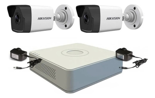 Kit Camaras De Seguridad Ip Nvr 8 Ch + 2 Bullet Ip Ip 67