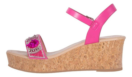 Sandalia Casual Vi Line 2165 De Dama En Fiusha
