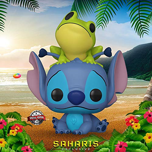 Figura De Acción Funko Pop Lilo Y Stitch Stitch Con Rana