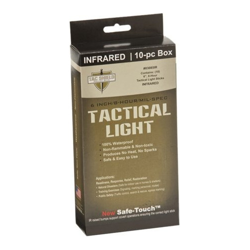 Tac Shield Tactical 8 Hour Light Stick Paquete De 10