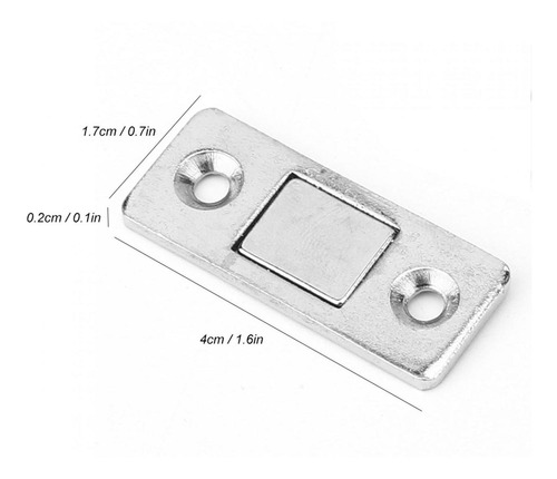 10 Imanes De Acero Inoxidable Para Puerta Corredera, Ventosa