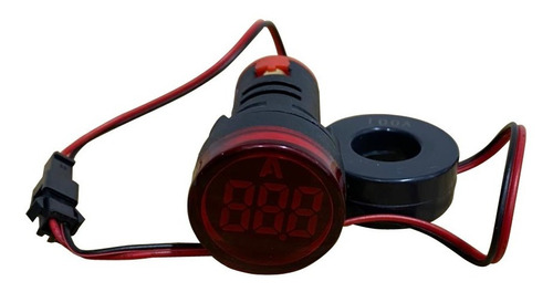 Amperimetro Digital  Foco Piloto Rojo 22mm  De 0-100 Amp
