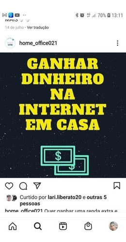 Imagem 1 de 1 de Trabalho Em Home Office